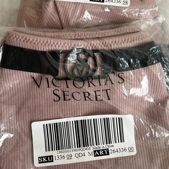 VICTORIA'S SECRET SWIM Ribbed Bikini Top and Bottom Set, Medium SRP: $100 - Picture 10 of 12